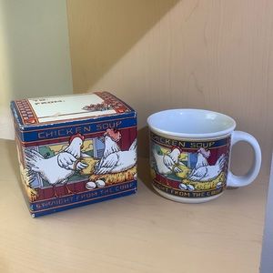 Russ Berrie & Co. Chicken Soup Straight from the Coop Ceramic Mug 12oz - Vintage